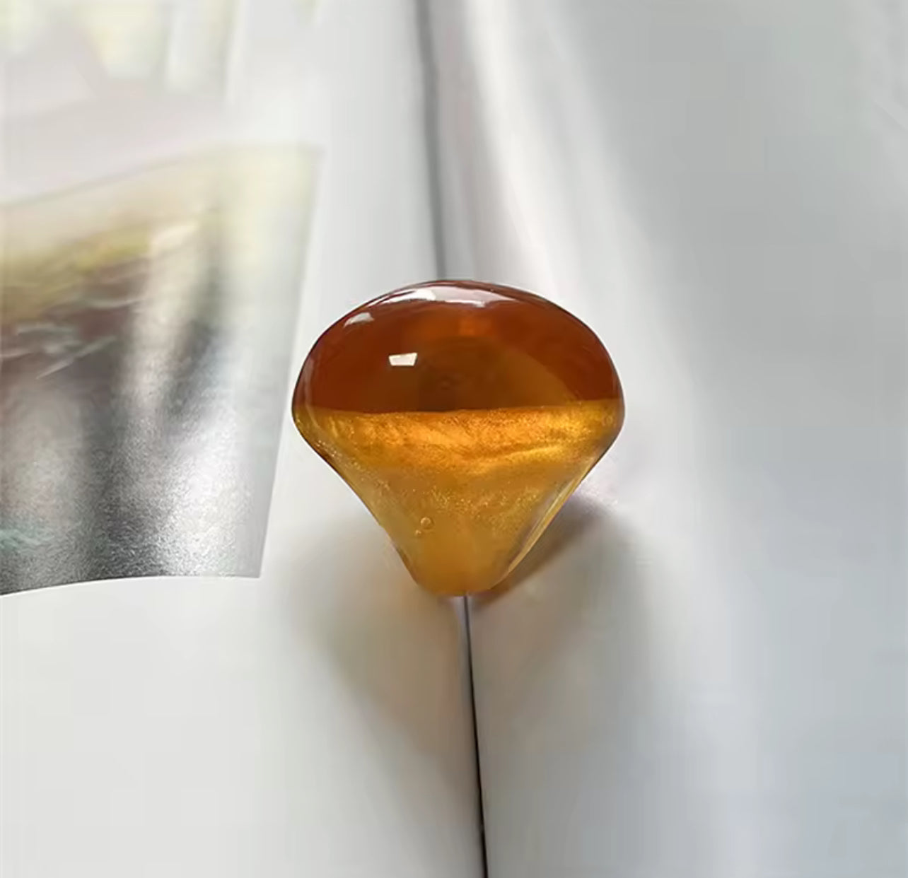 Amber Dust Ring