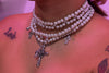 Rose, Crosses & Pearls