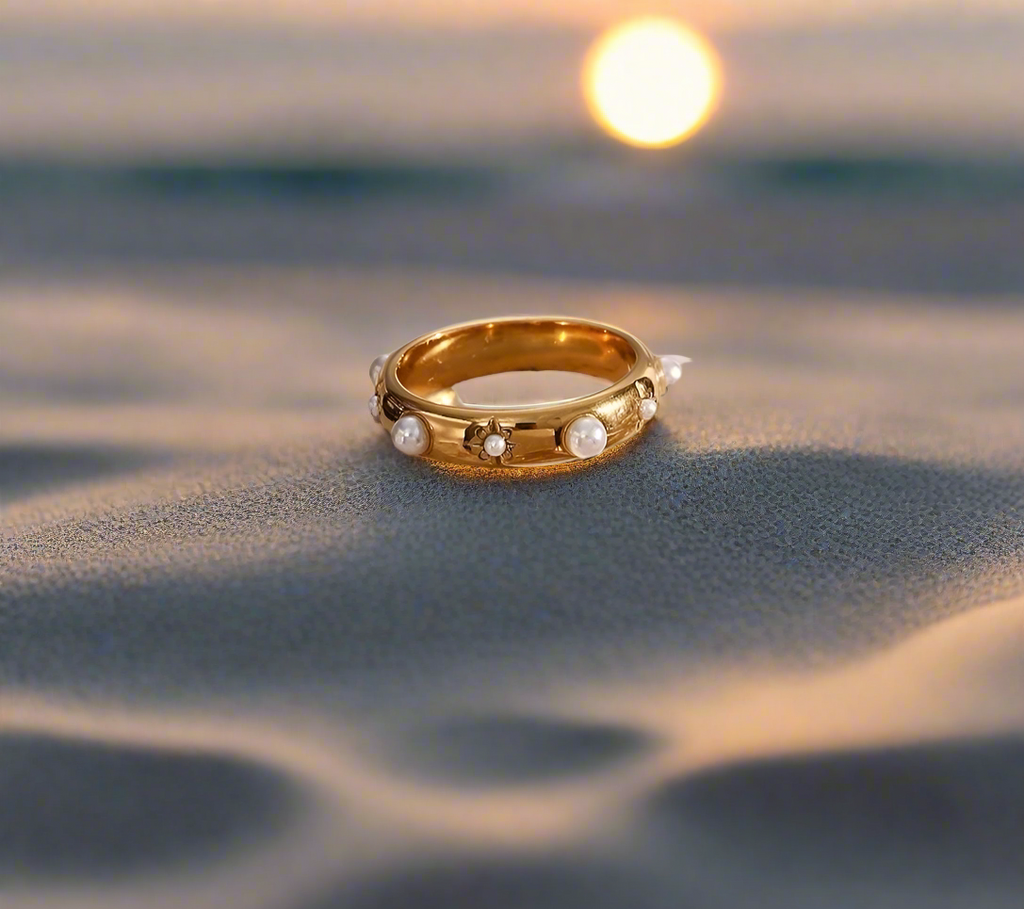 Pearly Band Ring