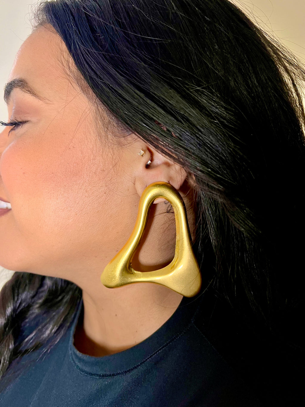 Golden Sculpt Earrings