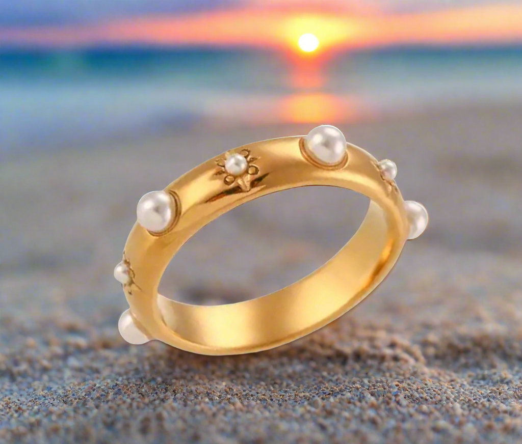 Pearly Band Ring
