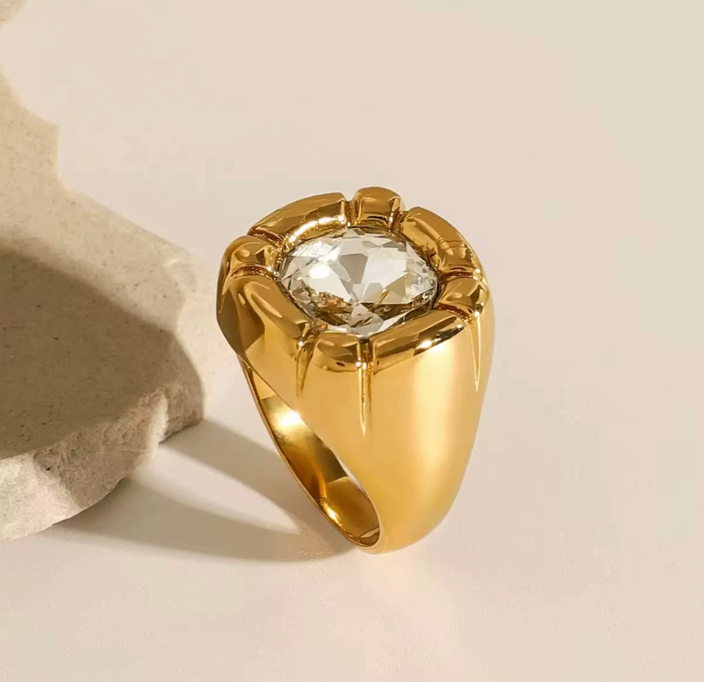 White Squared Ring