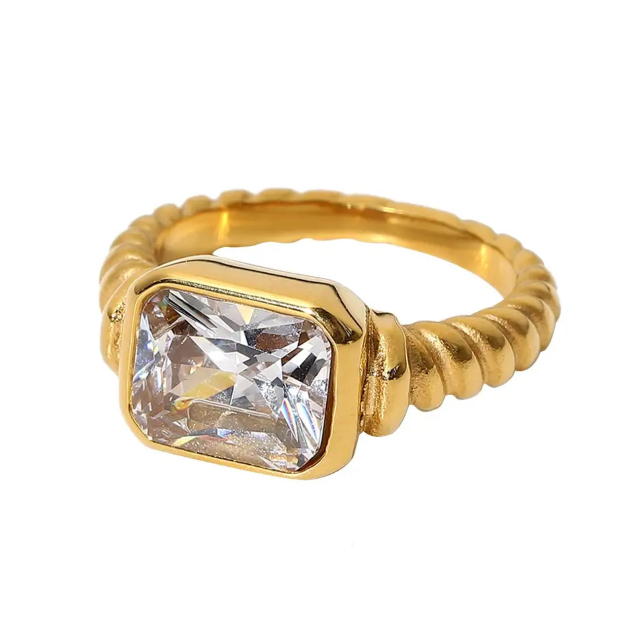 White Square Ring