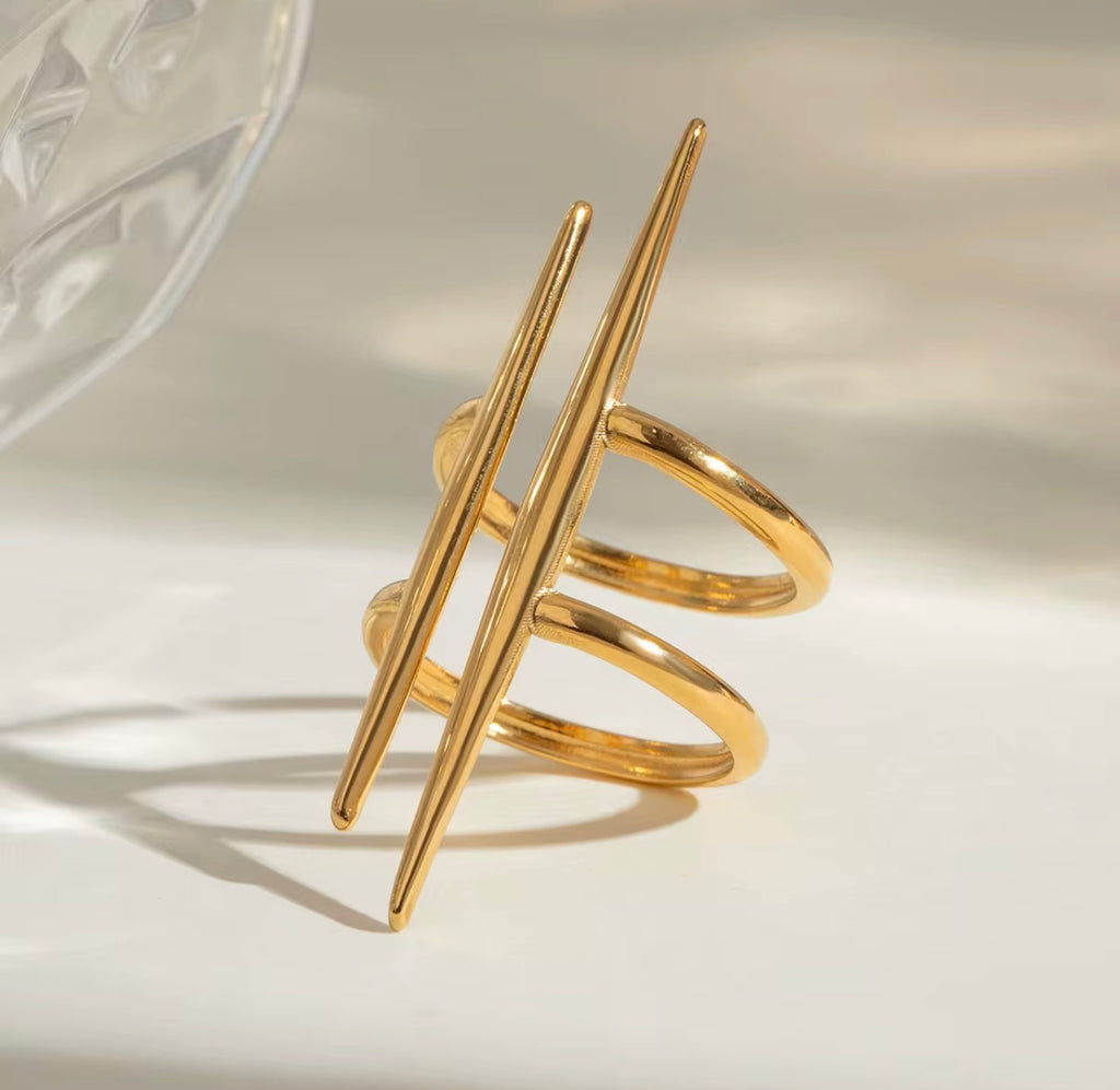 Gold Bars Ring