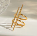 Gold Bars Ring