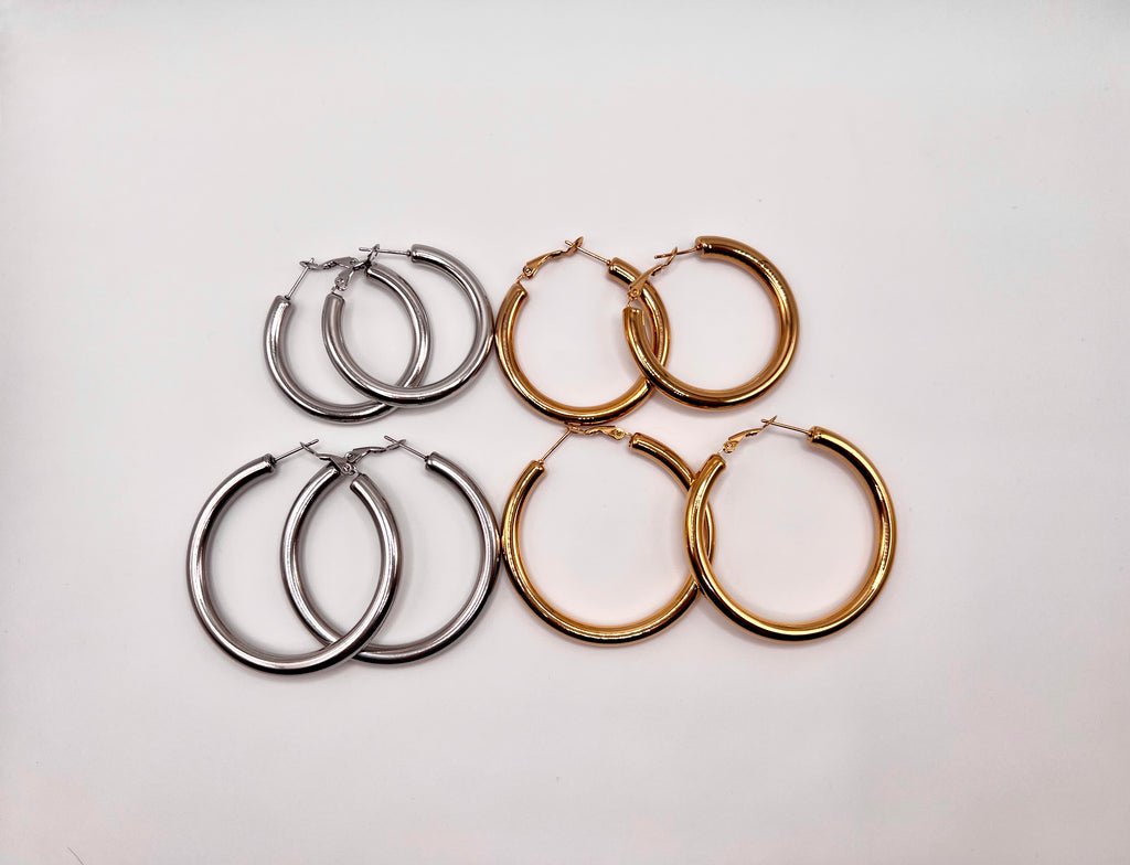 Amber Hoops