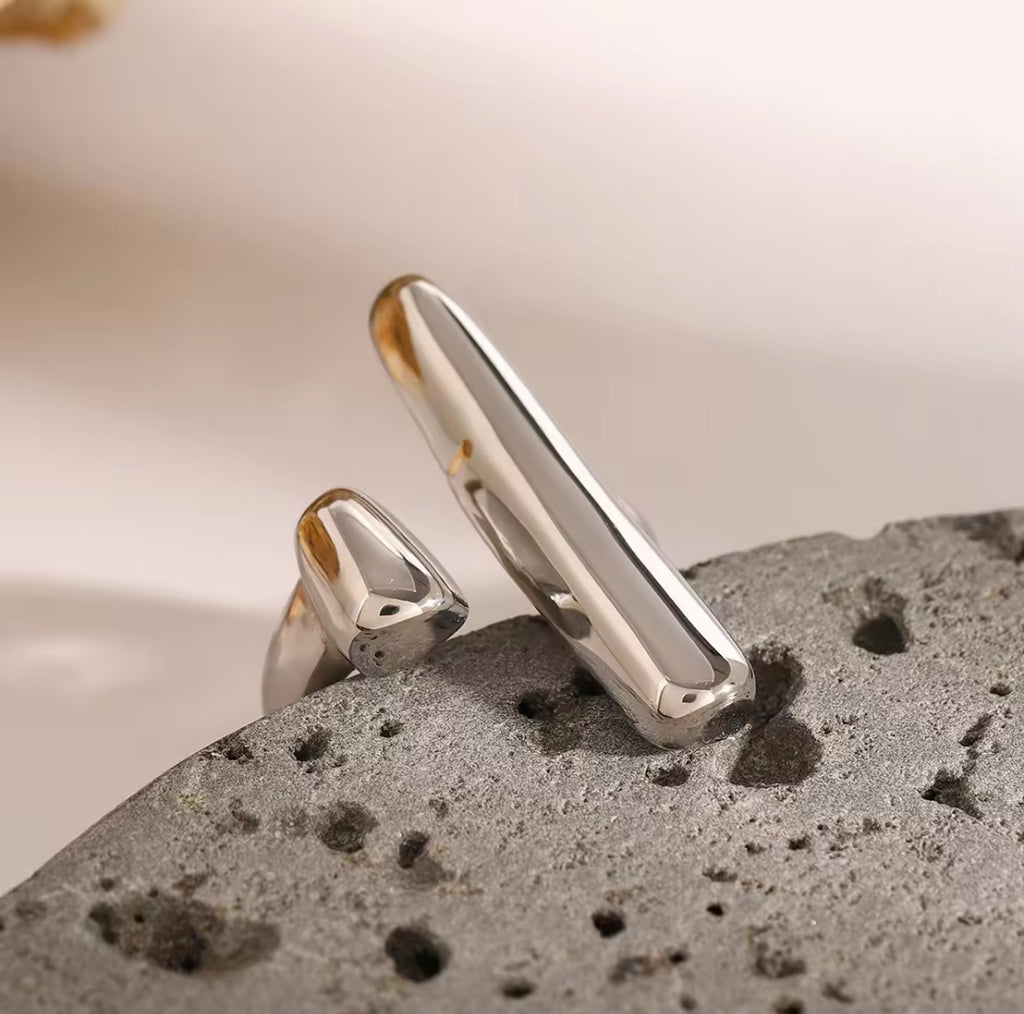 Silver Bar Ring