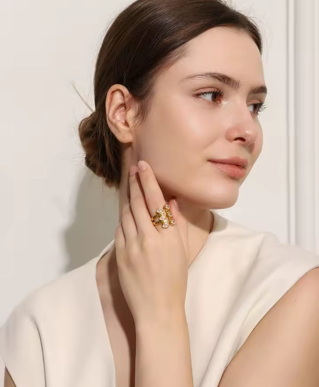 Golden Tears Ring