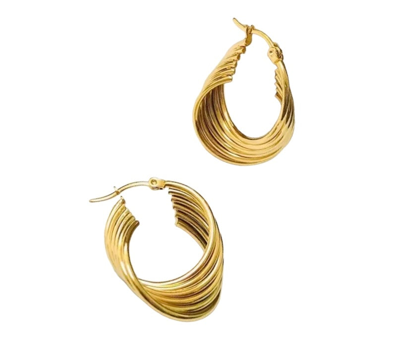 Mini Croissant Earrings