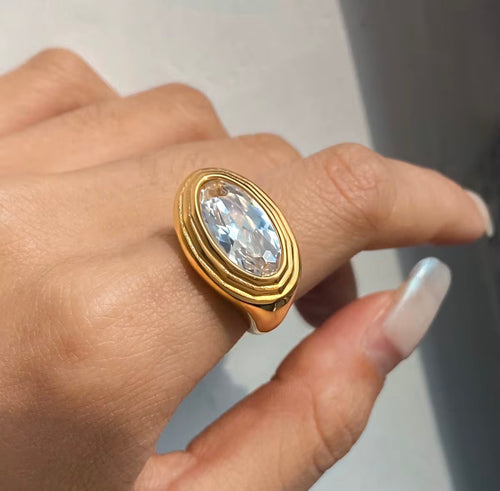 White Astra Ring