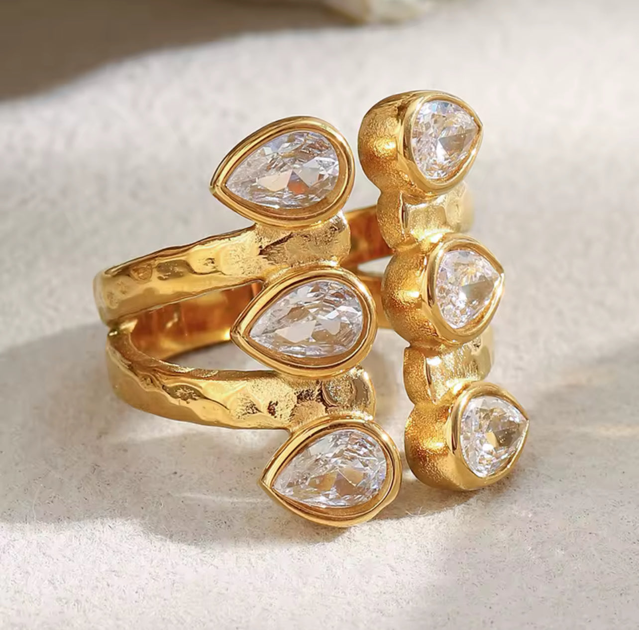 Golden Tears Ring