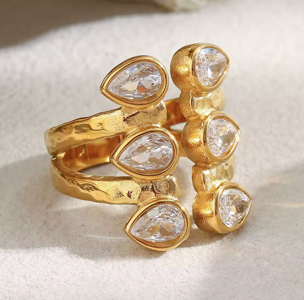Golden Tears Ring