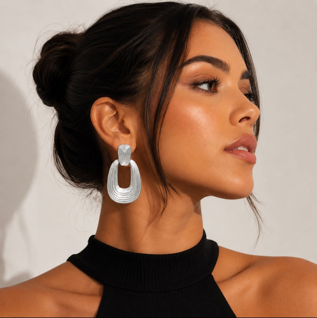 Silver Valencia Earrings