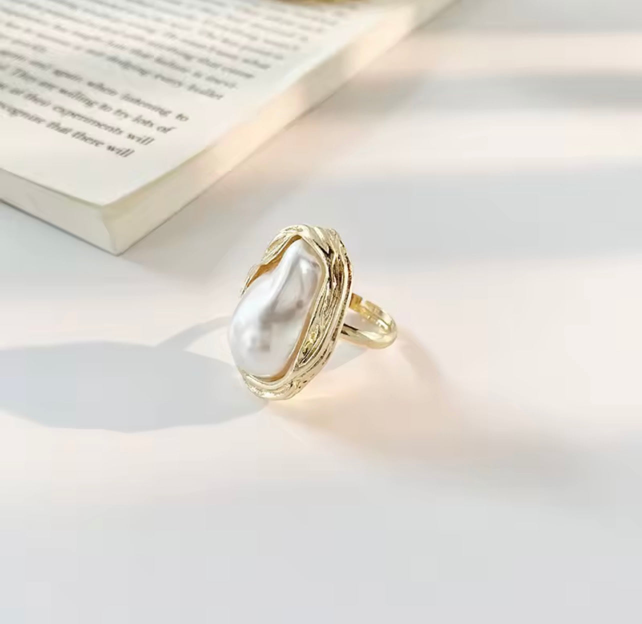 Pearl Baroque Ring