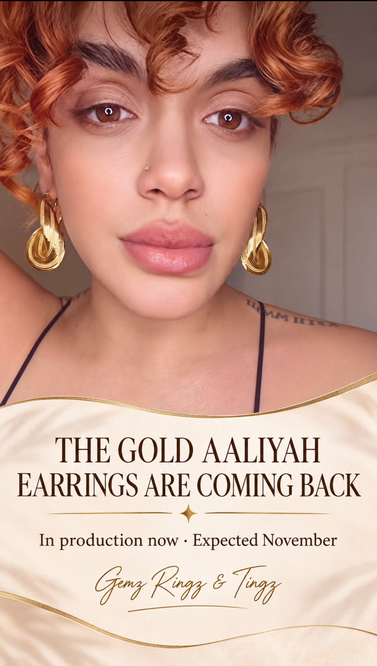 Aaliyah Earrings • Pre-Order