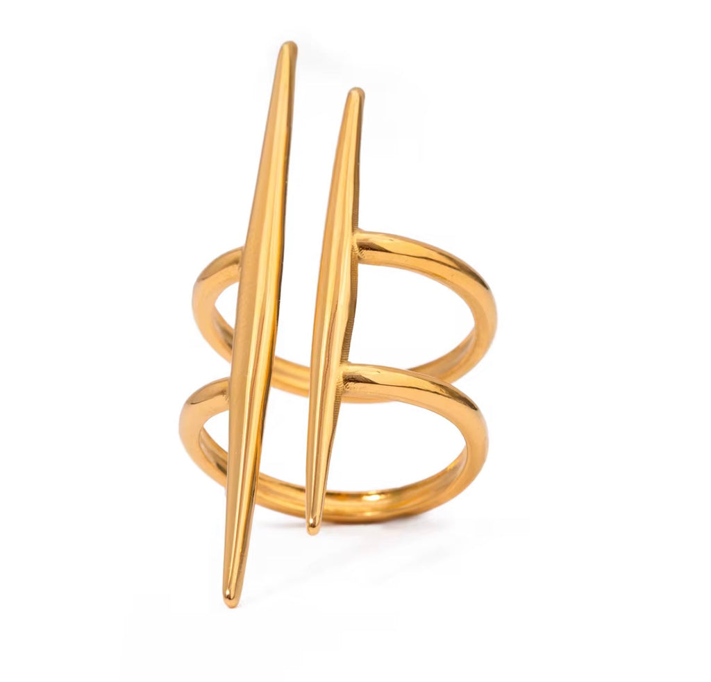 Gold Bars Ring