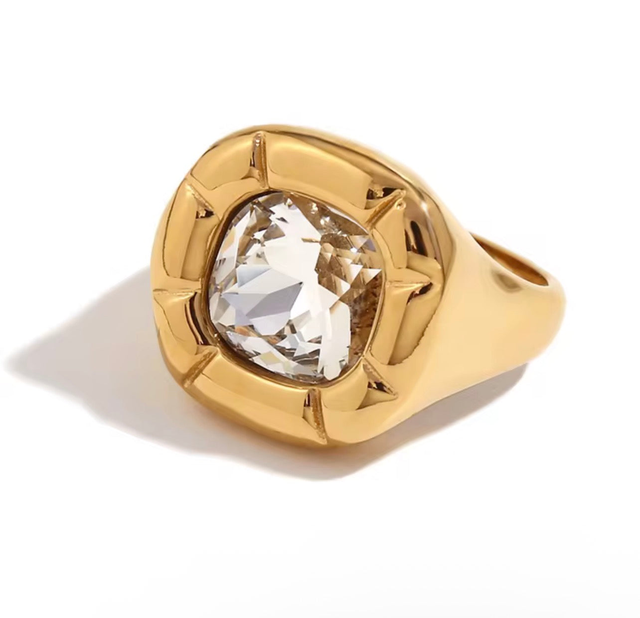 White Squared Ring