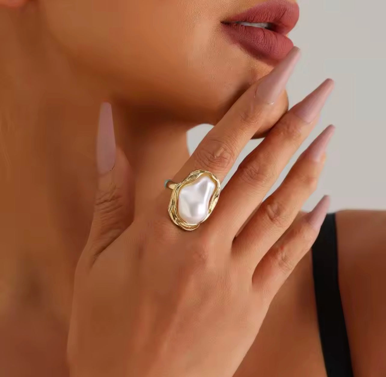 Pearl Baroque Ring
