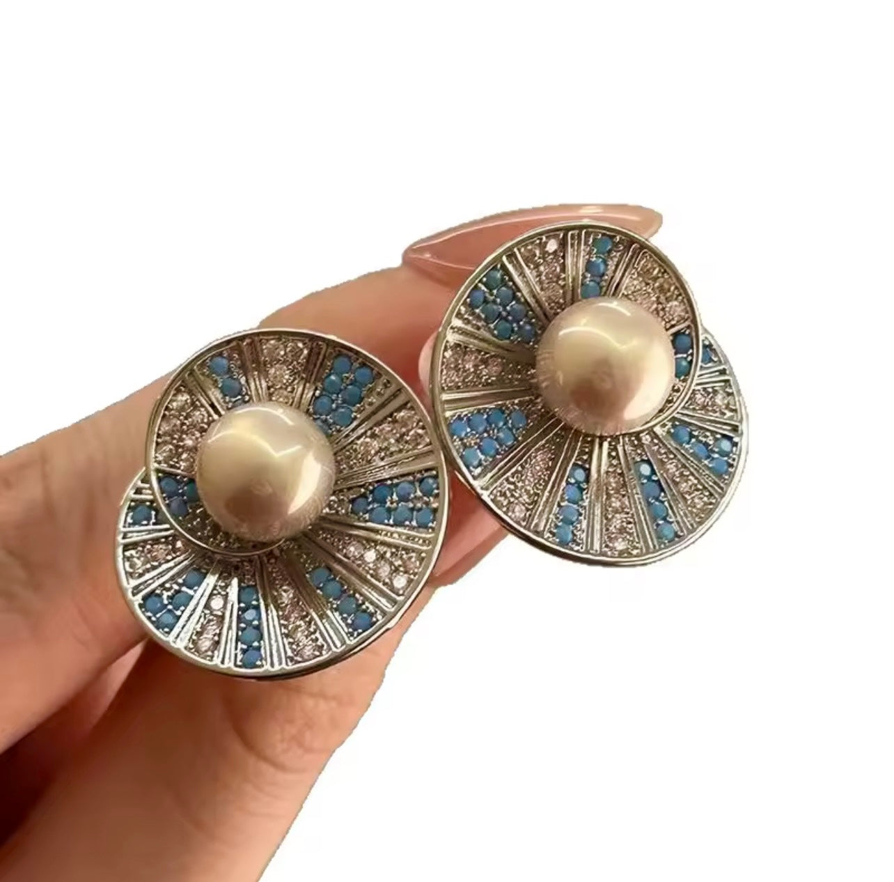 Blue Light Earrings