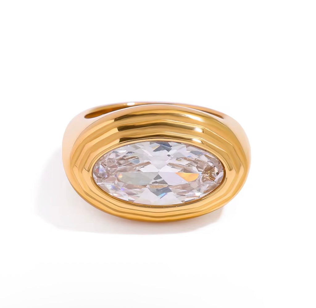 White Astra Ring