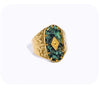 Green Stones Rings