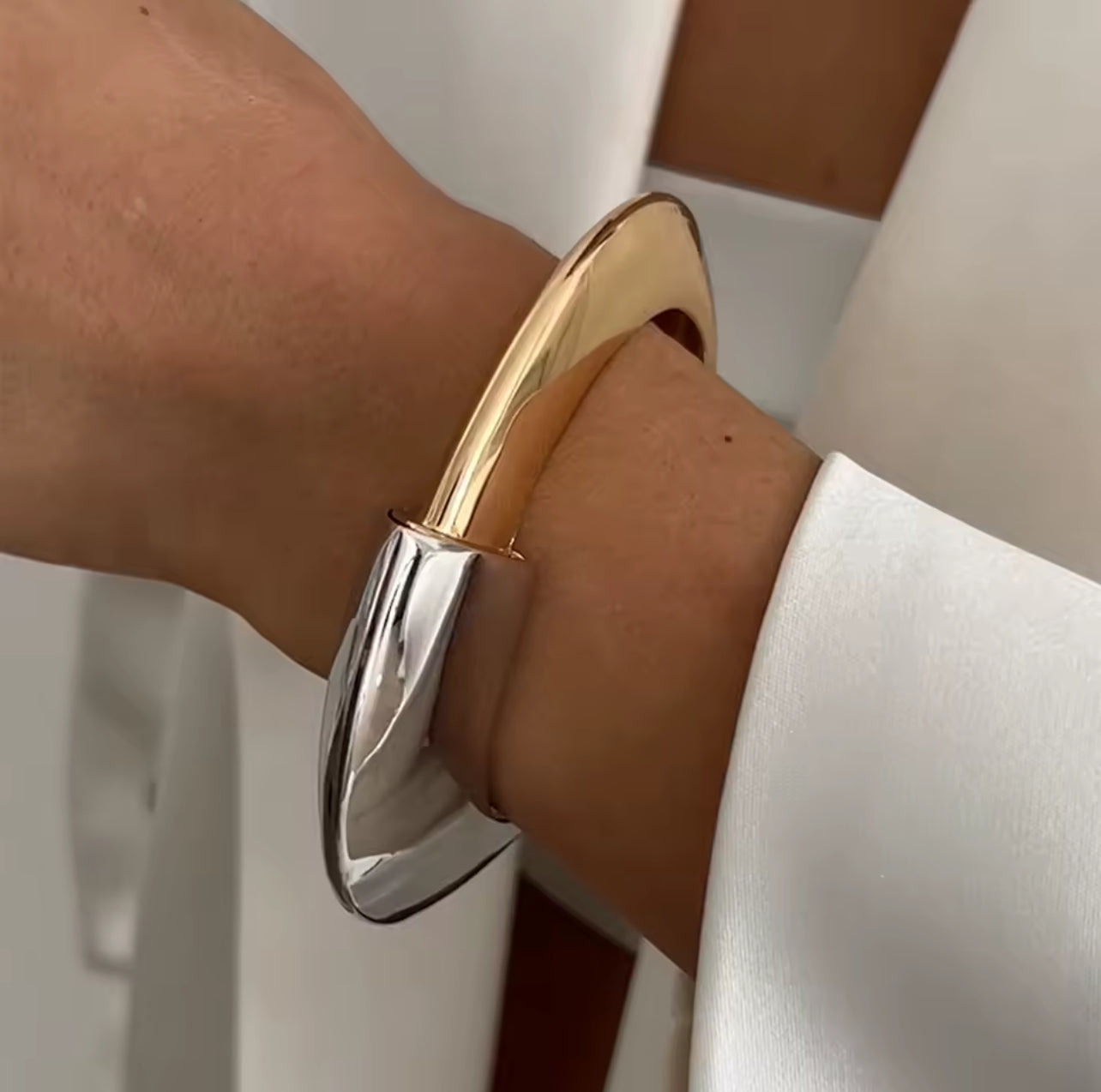 Chrome Arrow Cuffs