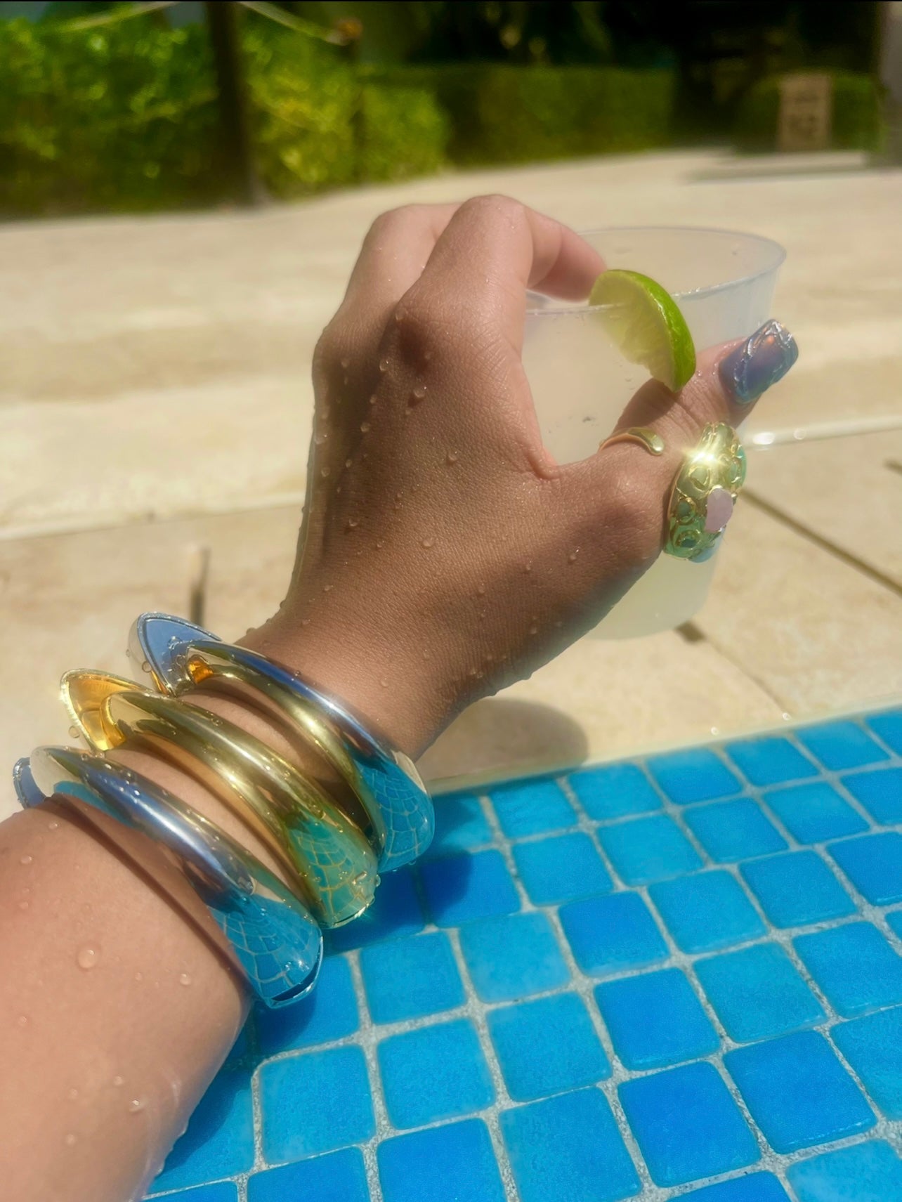 Chrome Arrow Cuffs