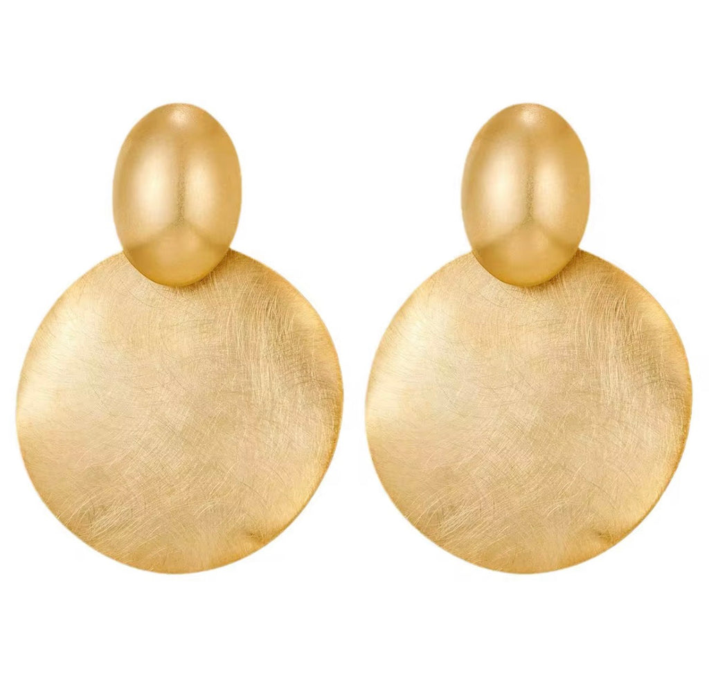 Golden Moon Earrings