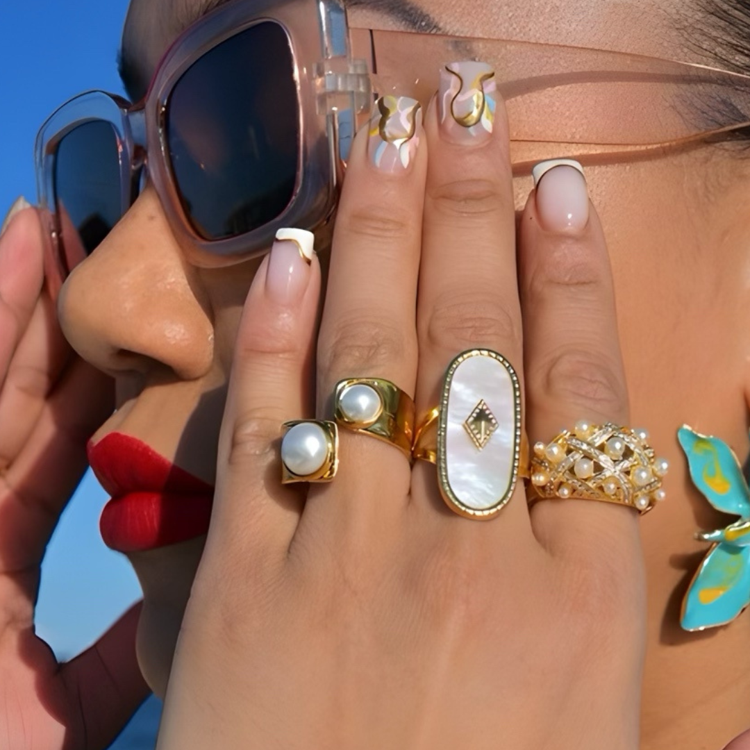 Media Luna Ring