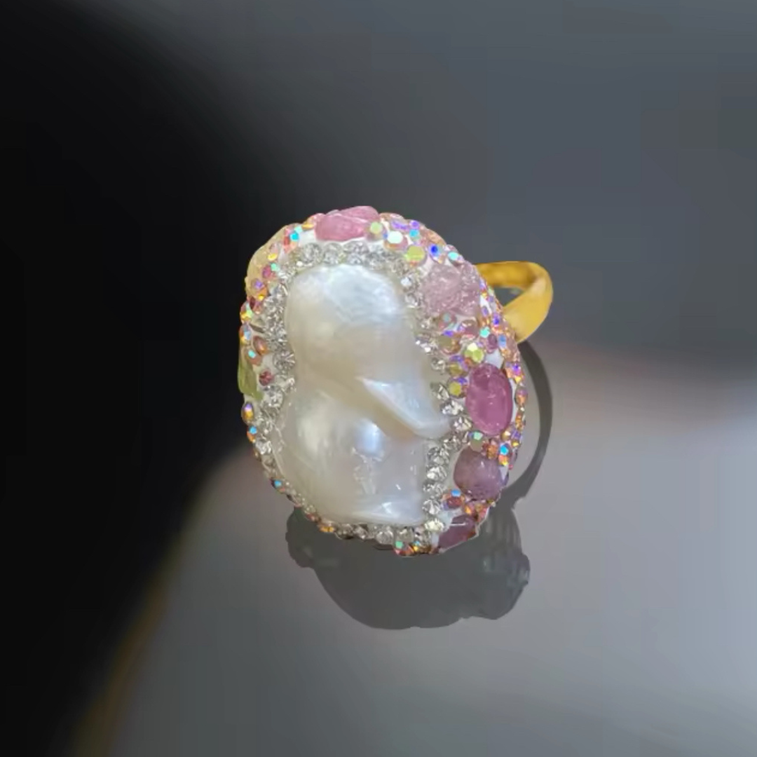 Blushing Pearl Ring