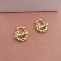 Custom Twist Earrings