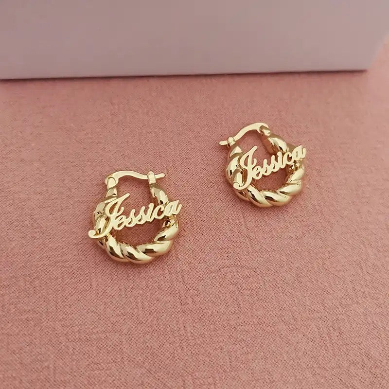 Custom Twist Earrings