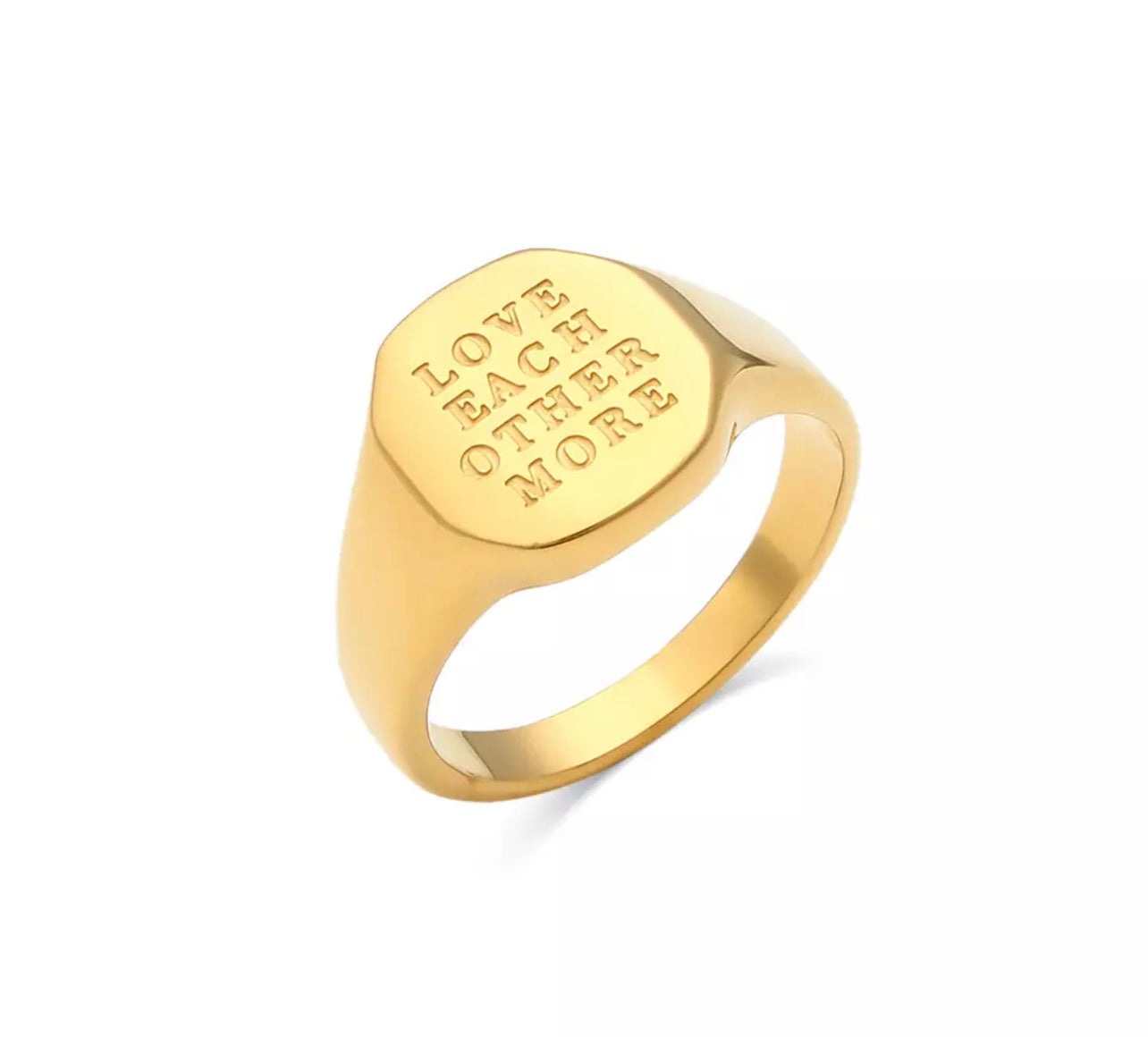 Engraved Statement Ring