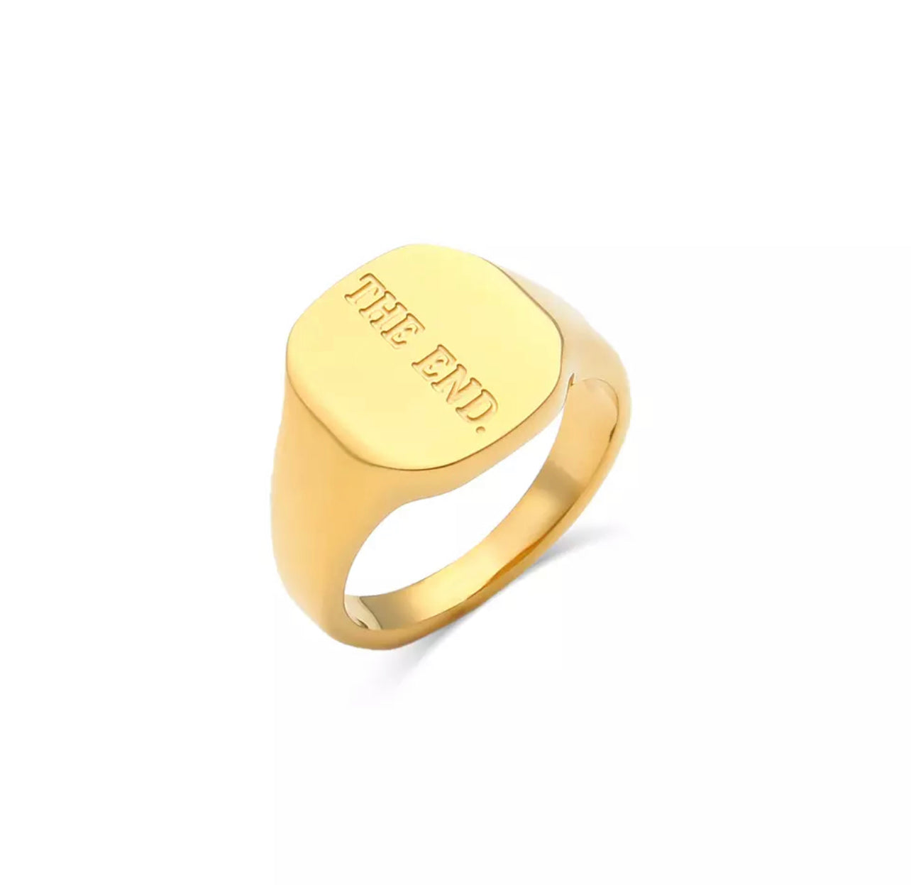 Engraved Statement Ring